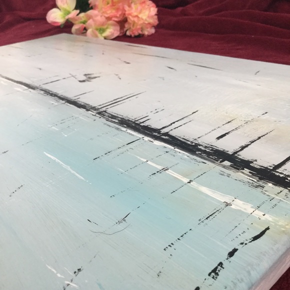 Acrylics Abstract Landscape - Winter Landscape - Picture 3 of 8